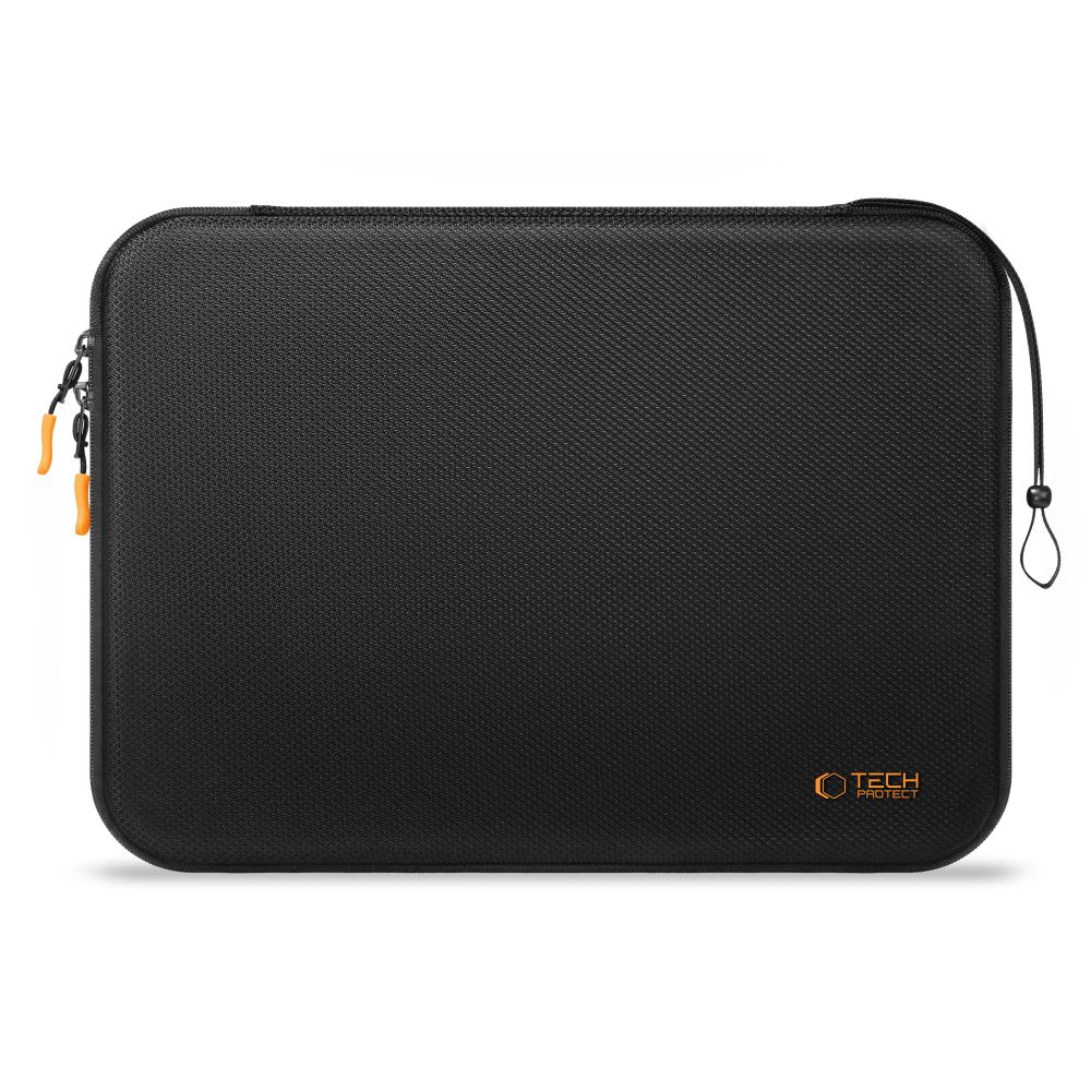 Tech-Protect Hardpouch Laptop Case 13-14 - Black and Orangeeng