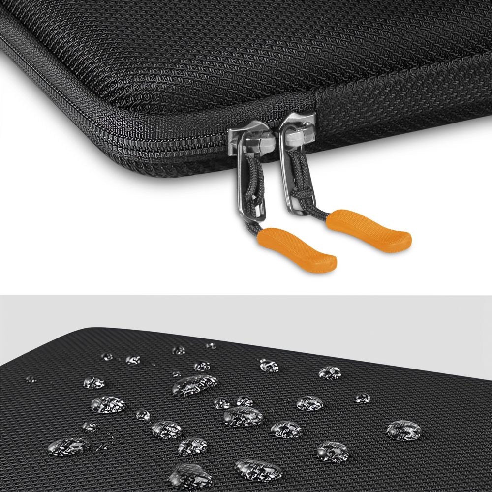 Tech-Protect Hardpouch Laptop Case 13-14 - Black and Orangeeng