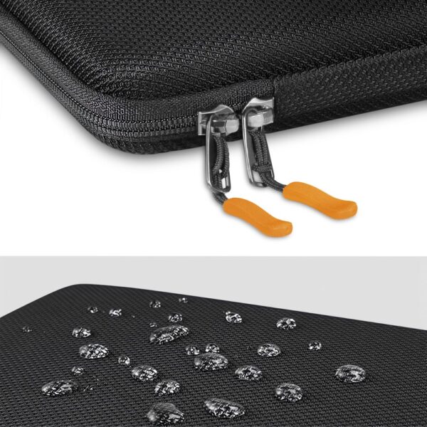 Tech-Protect Hardpouch for 15-16 Laptops - Black and Orangeeng