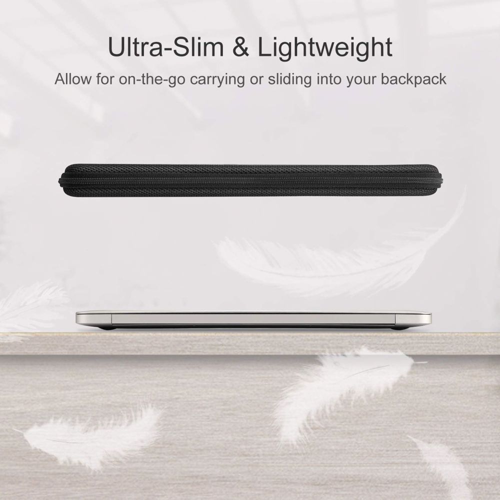 Tech-Protect Hardpouch for 15-16 Laptops - Black and Orangeeng