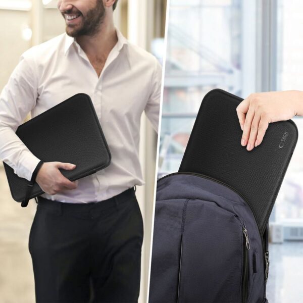 Tech-Protect Hardpouch Case for 15-16 Laptop - Blackeng