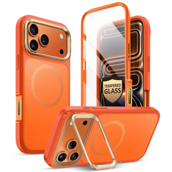Supcase IBLSN Ares Flip MagSafe Case for iPhone 17 Pro Max - Orangeeng