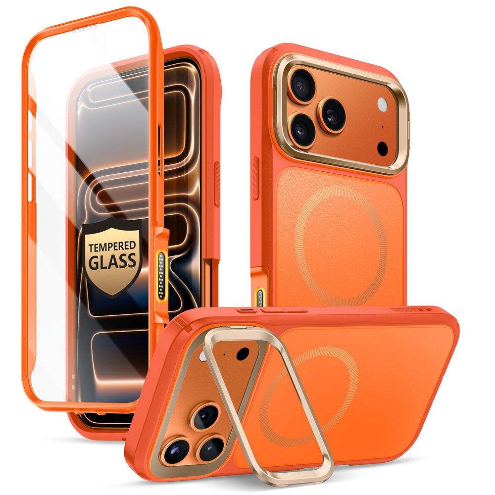 Supcase IBLSN Ares Flip MagSafe Case for iPhone 17 Pro Max - Orangeeng