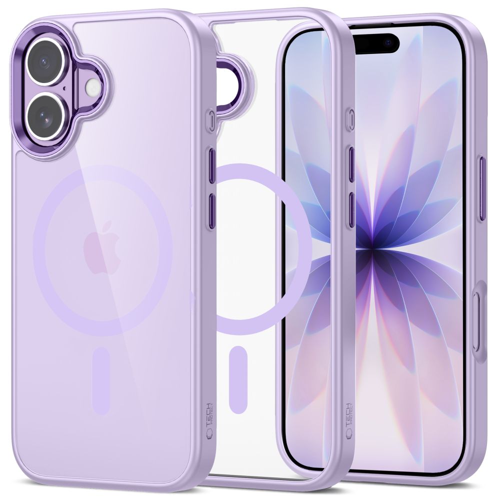 CREATOR: gd-jpeg v1.0 (using IJG JPEG v62), quality = 80 Tech-Protect MagMat MagSafe Case for iPhone 17 - Transparent Purpleeng