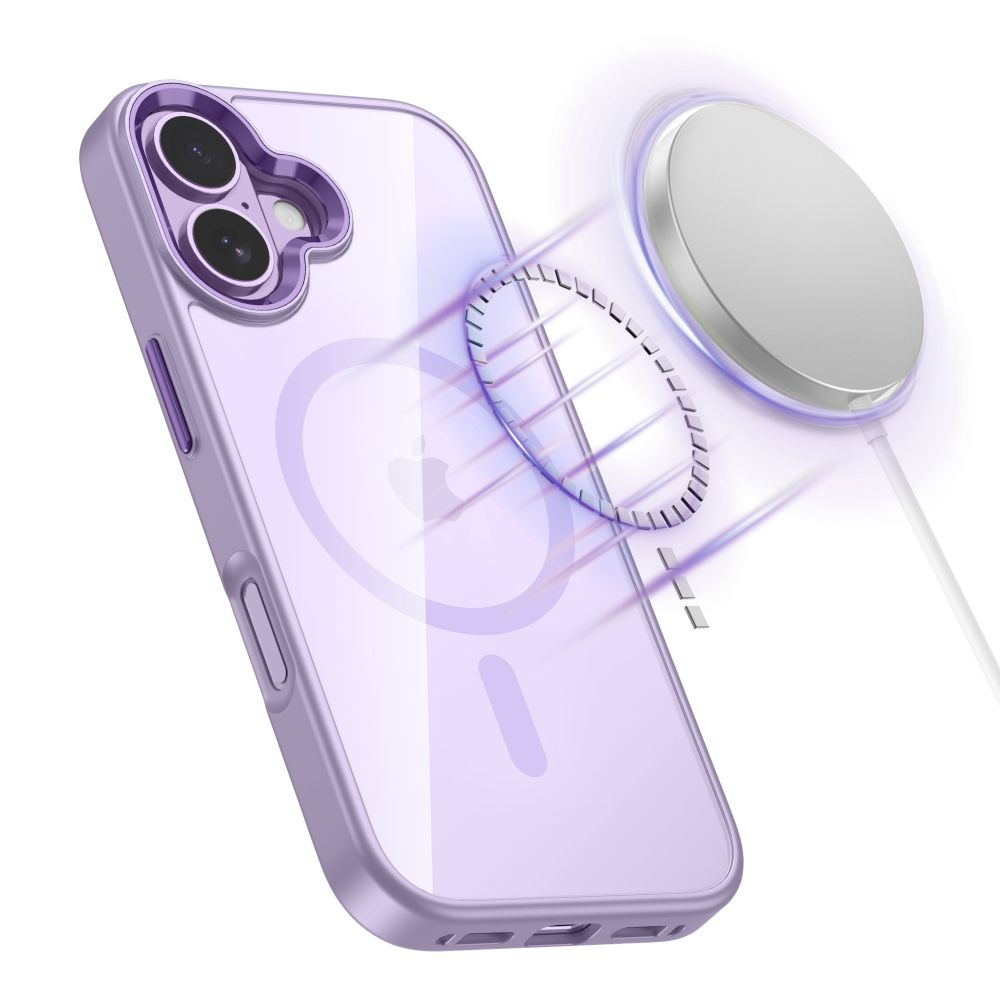 CREATOR: gd-jpeg v1.0 (using IJG JPEG v62), quality = 80 Tech-Protect MagMat MagSafe Case for iPhone 17 - Transparent Purpleeng