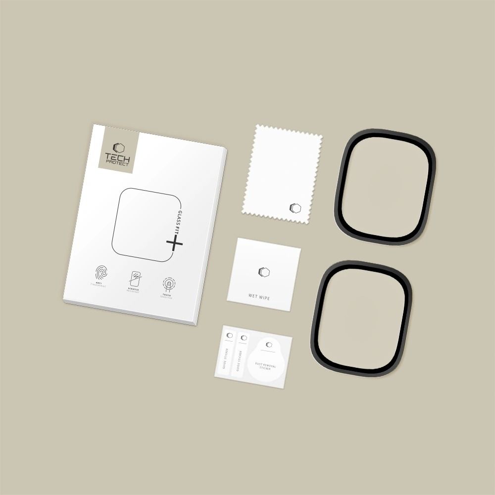 Tech-Protect 2-pack tempered glass for Apple Watch Ultra 49mm - blackeng