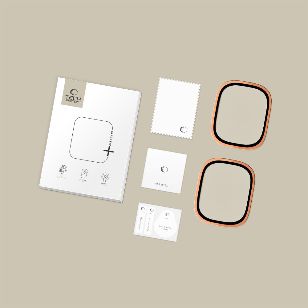 Tech-Protect 2-pack tempered glass for Apple Watch Ultra 49mm - orangeeng