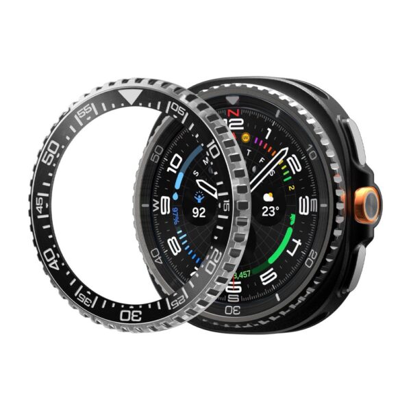 CREATOR: gd-jpeg v1.0 (using IJG JPEG v62), quality = 80 Spigen Bezel Tune Pro Diverna Samsung Galaxy Watch 8 Classic 46mm Cover - Blackeng