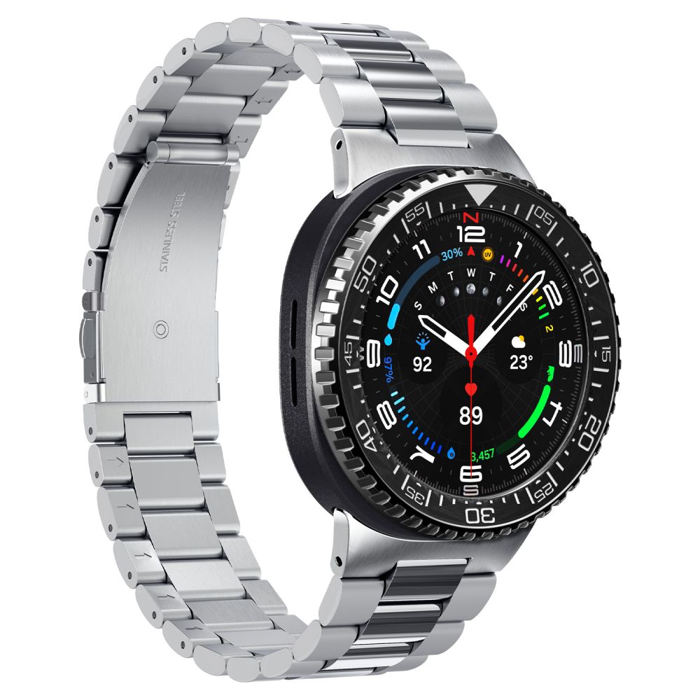 CREATOR: gd-jpeg v1.0 (using IJG JPEG v62), quality = 80 Spigen Bezel Tune Pro Diverna Samsung Galaxy Watch 8 Classic 46mm Cover - Blackeng