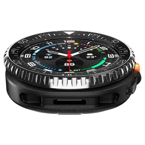CREATOR: gd-jpeg v1.0 (using IJG JPEG v62), quality = 80 Spigen Bezel Tune Pro Diverna Samsung Galaxy Watch 8 Classic 46mm Cover - Blackeng