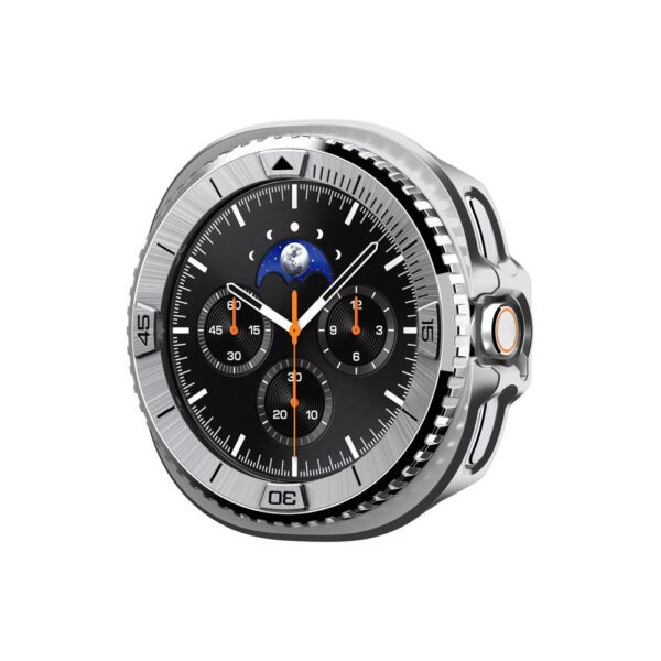 Spigen Bezel Tune Pro Pilot Cover for Samsung Galaxy Watch 8 Classic 46mm - Silvereng
