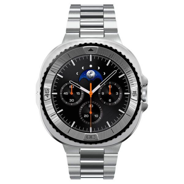 Spigen Bezel Tune Pro Pilot Cover for Samsung Galaxy Watch 8 Classic 46mm - Silvereng