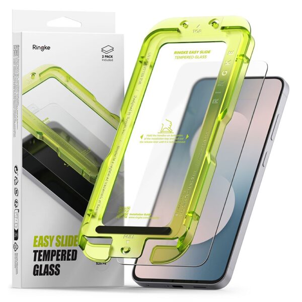 Ringke Easy Slide Glass 2-pack for Samsung Galaxy S25eng