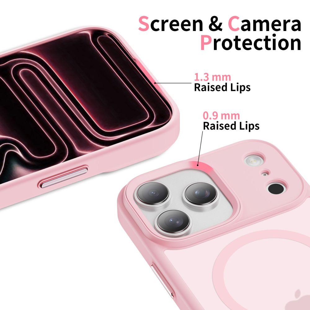 Tech-Protect MagMat MagSafe Case for iPhone 17 Pro - Pinkeng
