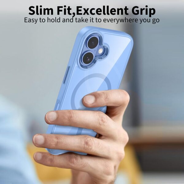 Tech-Protect MagMat MagSafe Case for iPhone 17 - Transparent Blueeng