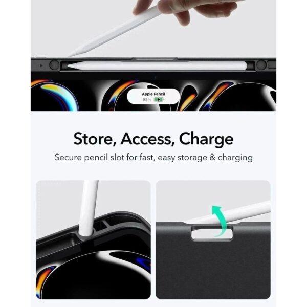 ESR Flip Hybrid Case for iPad Pro 11” 5 / 6 / 2024-2025 - Blackeng