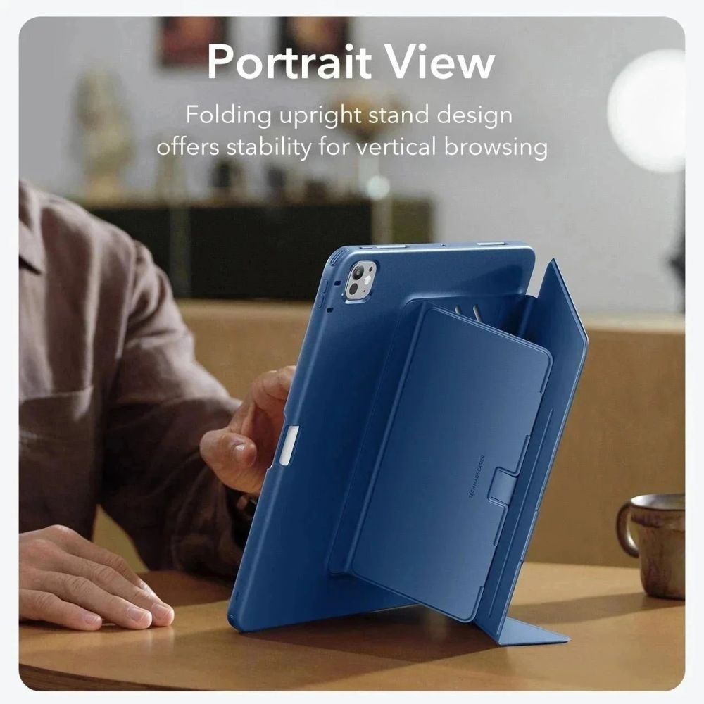 ESR Flip Hybrid Case for iPad Pro 13” 7 / 8 / 2024-2025 - Navy Blueeng