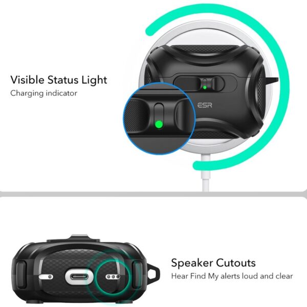CREATOR: gd-jpeg v1.0 (using IJG JPEG v62), quality = 80 ESR Cyber FlickLock MagSafe Case for AirPods Pro 3 - Blackeng