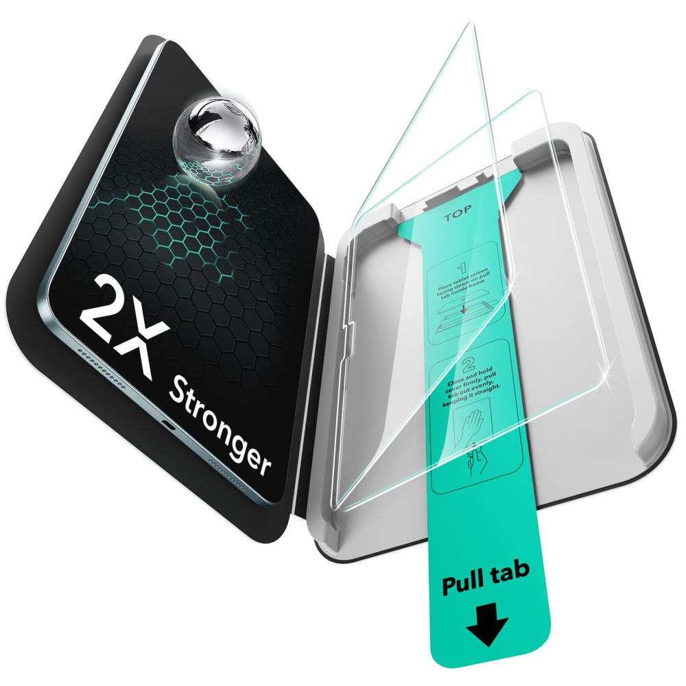 CREATOR: gd-jpeg v1.0 (using IJG JPEG v62), quality = 80 ESR UltraFit Tempered Glass 2-pack for iPad Pro 11” 5 / 6 / 2024-2025eng