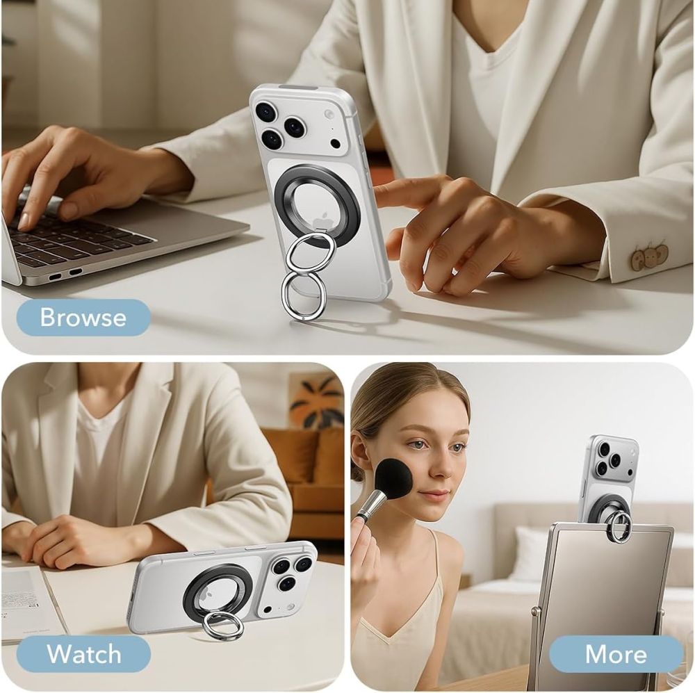 ESR Magnetic HaloLock MagSafe Phone Holder - Blackeng