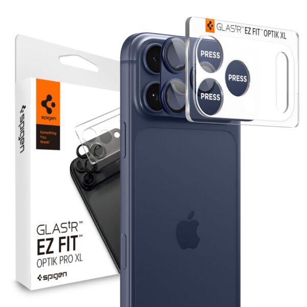 Spigen Optik Pro XL Camera Lens Glass for iPhone 17 Pro - Navy Blueeng