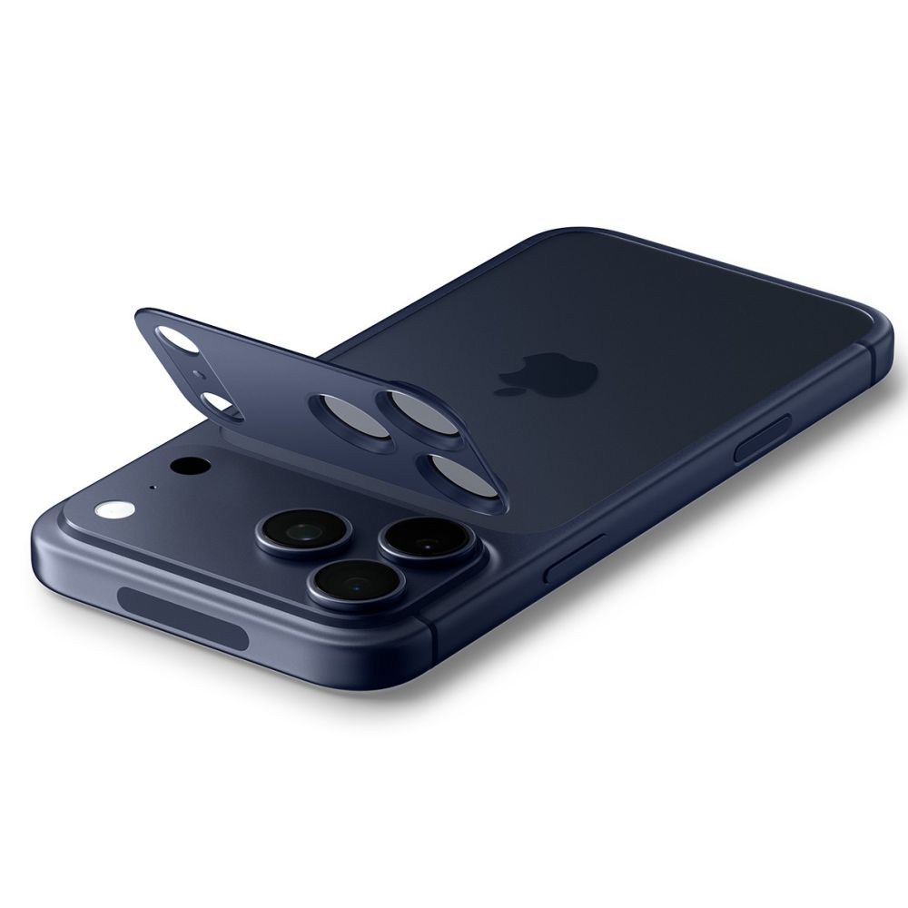 Spigen Optik Pro XL Camera Lens Glass for iPhone 17 Pro - Navy Blueeng