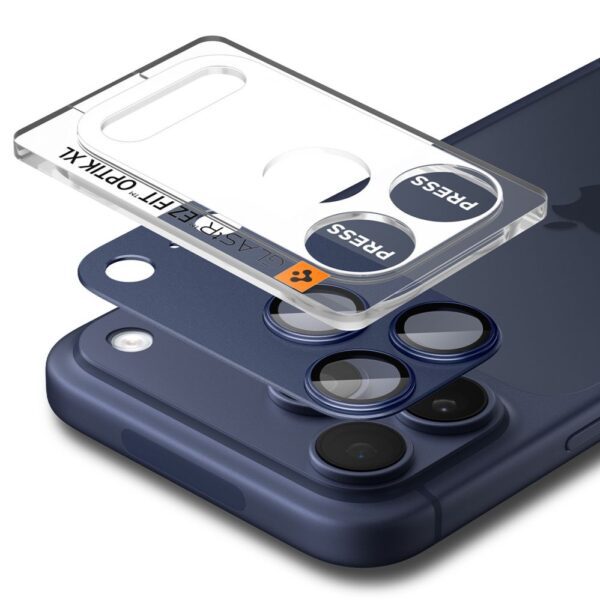Spigen Optik Pro XL Camera Lens Glass for iPhone 17 Pro Max - Navy Blueeng