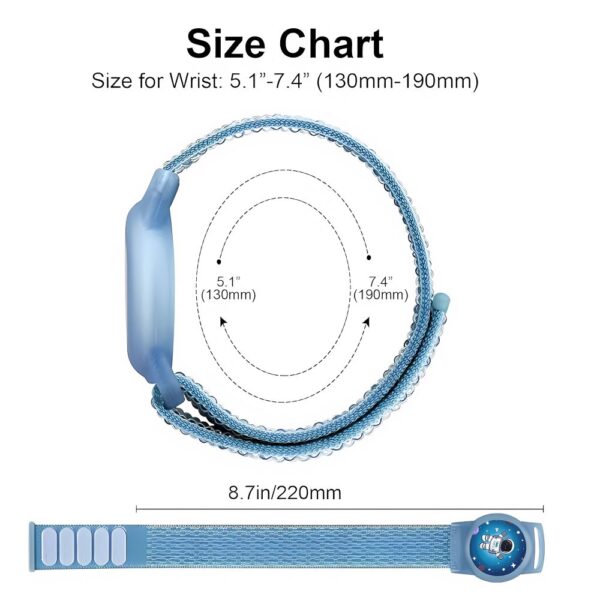 Tech-Protect Nylon Strap for Apple AirTag 1/2 - Pinkeng