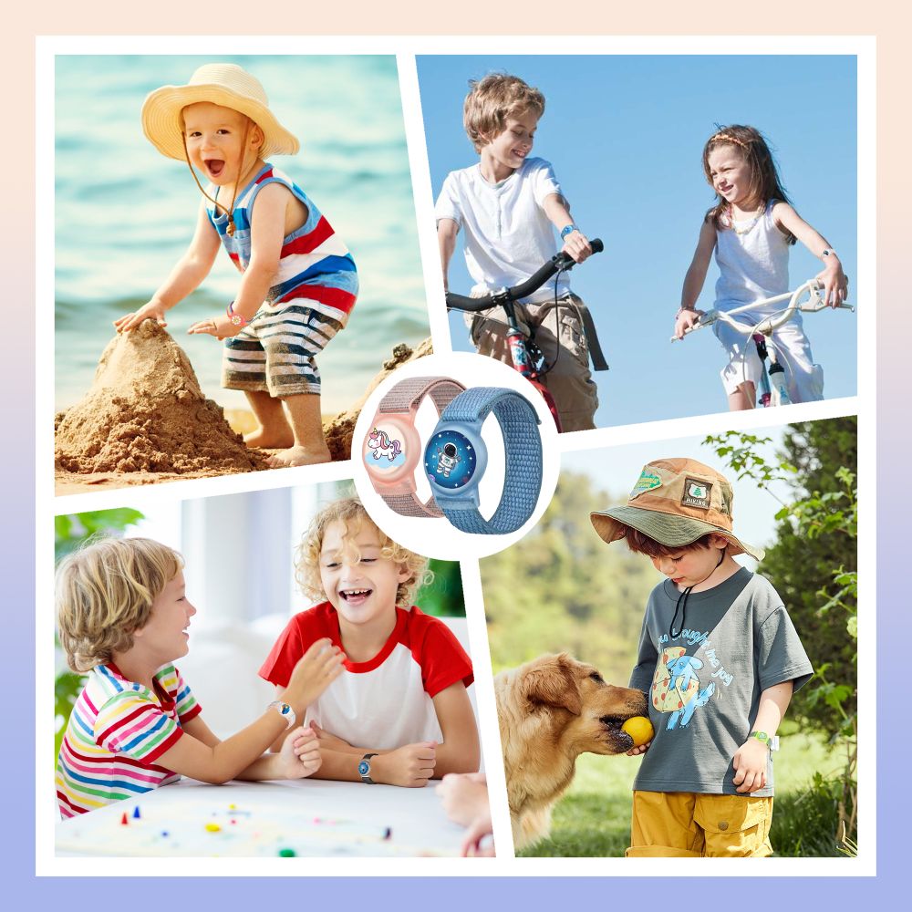 Tech-Protect Nylon Strap for Apple AirTag 1/2 - Pinkeng