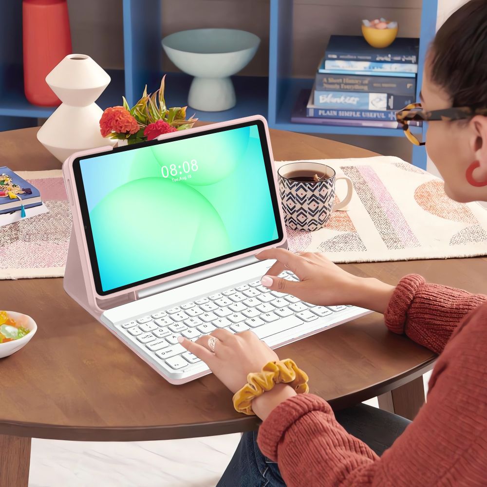 CREATOR: gd-jpeg v1.0 (using IJG JPEG v62), quality = 80 Tech-Protect SC Pen Case for Samsung Galaxy Tab A9 / A11 8.7 X110 / X115 / X133 / X135 - Pinkeng