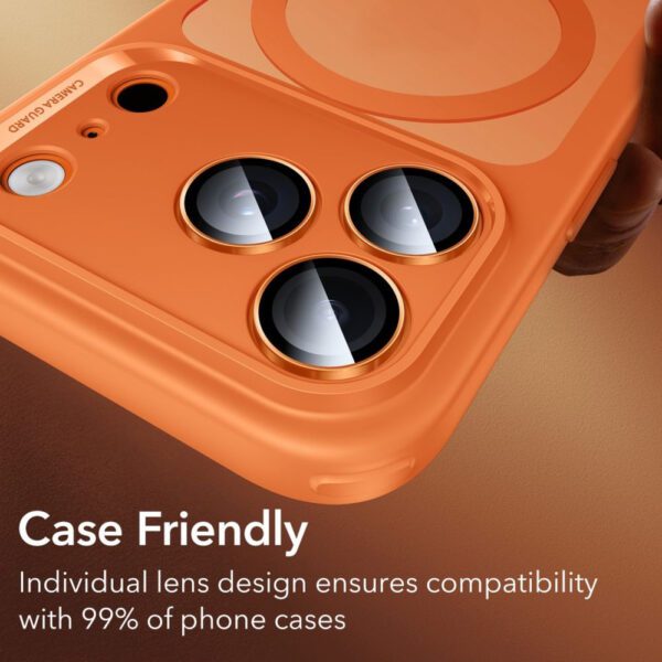 CREATOR: gd-jpeg v1.0 (using IJG JPEG v62), quality = 80 ESR Armorite Camera Lens Glass for iPhone 17 Pro / Max / 15 Pro / Max / 16 Pro / Max / 17 Pro / Max - Orangeeng