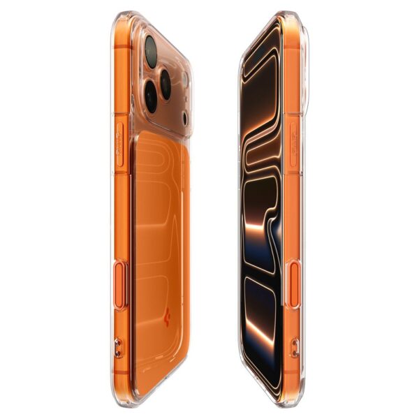 Spigen Thin Fit MagSafe Case for iPhone 17 Pro Max - Clear Orangeeng