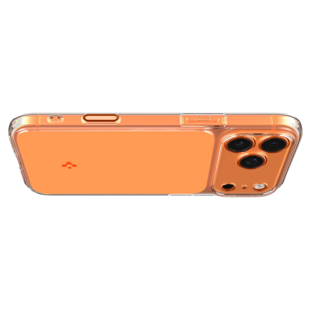Spigen Thin Fit MagSafe Case for iPhone 17 Pro Max - Clear Orangeeng