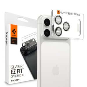 Spigen Optik Pro XL Camera Lens Glass for iPhone 17 Pro Max - Silvereng