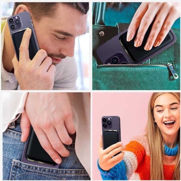 Tech-Protect MagWallet MagSafe Magnetic Wallet for Phone - Orangeeng