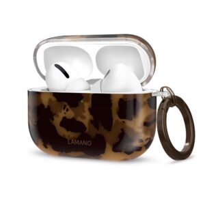 Tech-Protect Lamano case for AirPods Pro 3 - black and browneng