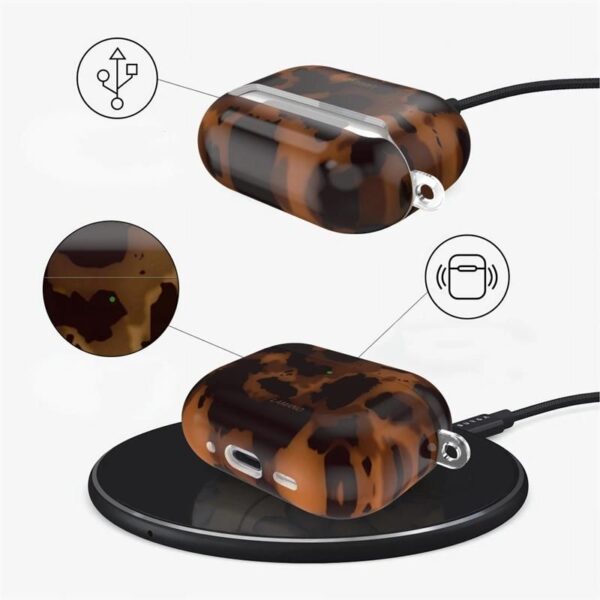 CREATOR: gd-jpeg v1.0 (using IJG JPEG v62), quality = 80 Tech-Protect Lamano case for AirPods Pro 3 - black and browneng