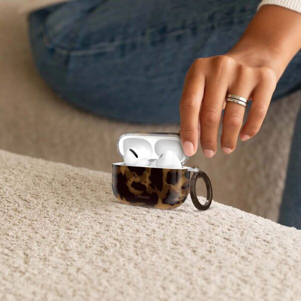 CREATOR: gd-jpeg v1.0 (using IJG JPEG v62), quality = 80 Tech-Protect Lamano case for AirPods Pro 3 - black and browneng