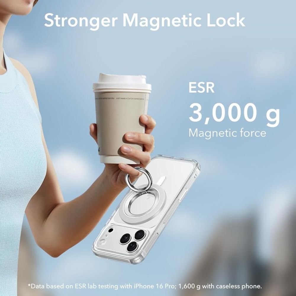 ESR Magnetic HaloLock MagSafe Phone Holder - Whiteeng