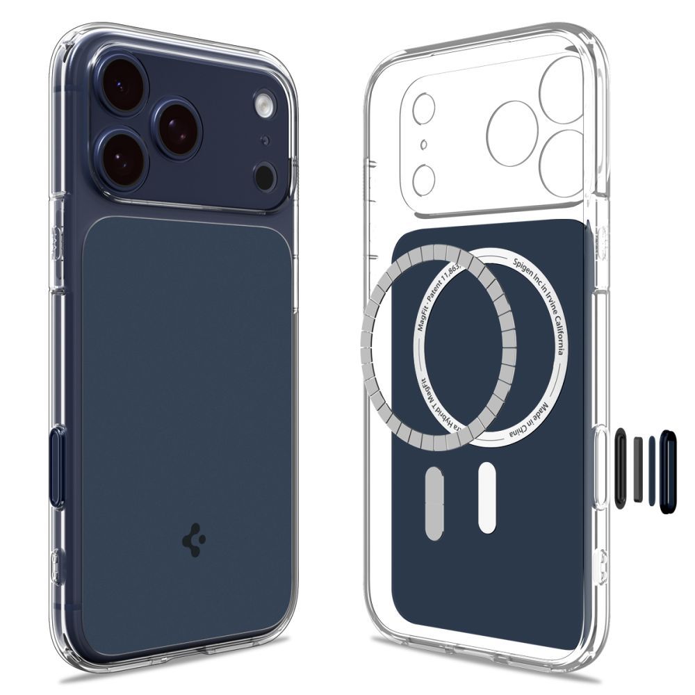 Spigen Thin Fit MagSafe Case for iPhone 17 Pro - Clear Navy Blueeng