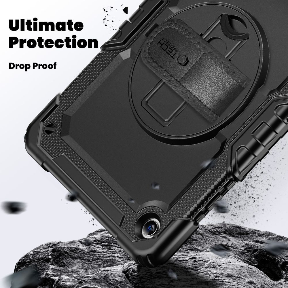 CREATOR: gd-jpeg v1.0 (using IJG JPEG v62), quality = 80 Tech-Protect Solid Case for Samsung Galaxy Tab A9+ / A11+ Plus 11.0 X210 / X215 / X216 / X230 / X235 / X236 - Blackeng