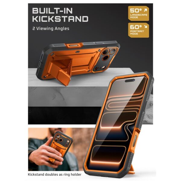 Supcase Unicorn Beetle Pro Case for iPhone 17 Pro - Orangeeng