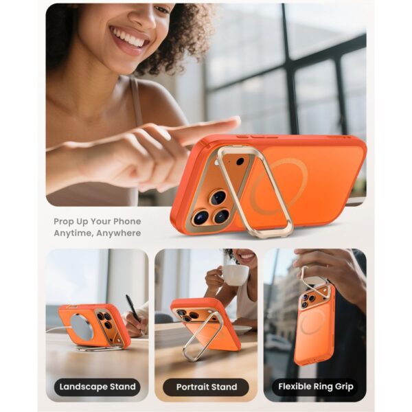 Supcase IBLSN Ares Flip MagSafe Case for iPhone 17 Pro - Orangeeng