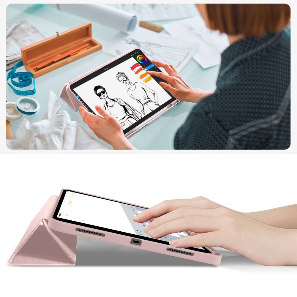 CREATOR: gd-jpeg v1.0 (using IJG JPEG v62), quality = 80 Tech-Protect SC Pen Case for iPad Pro 13” 7 / 8 / 2024-2025 - Pinkeng