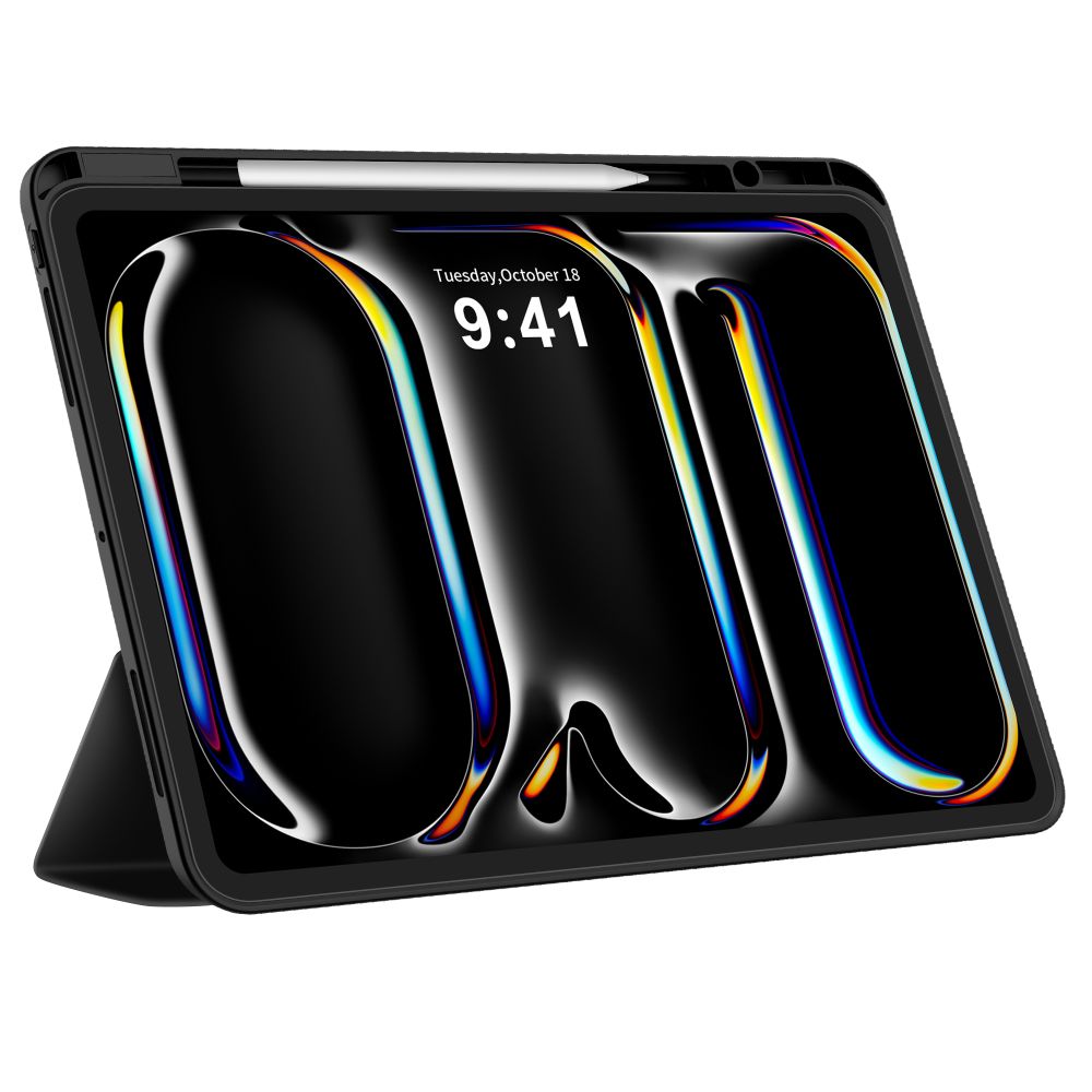 CREATOR: gd-jpeg v1.0 (using IJG JPEG v62), quality = 80 Tech-Protect SC Pen Case for iPad Pro 13” 7 / 8 / 2024-2025 - Blackeng