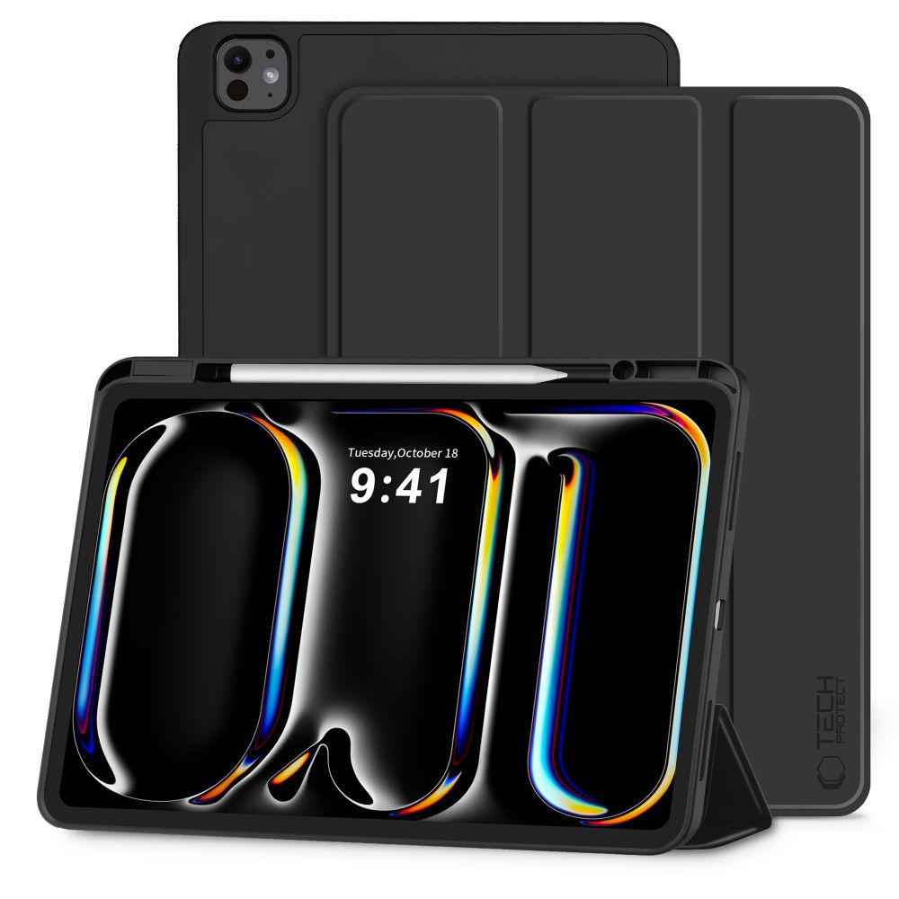 CREATOR: gd-jpeg v1.0 (using IJG JPEG v62), quality = 80 Tech-Protect SC Pen Case for iPad Pro 11” 5/6 2024-2025 - Blackeng
