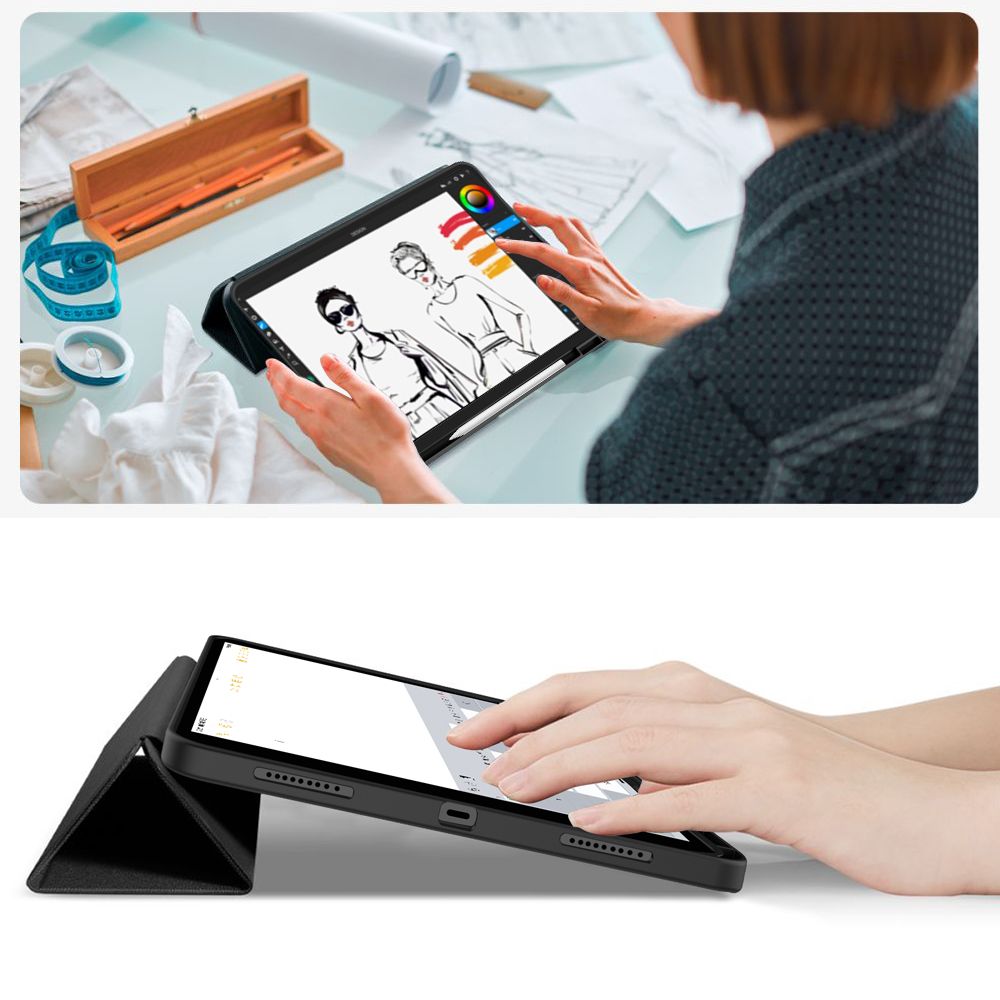 CREATOR: gd-jpeg v1.0 (using IJG JPEG v62), quality = 80 Tech-Protect SC Pen Case for iPad Pro 11” 5/6 2024-2025 - Blackeng