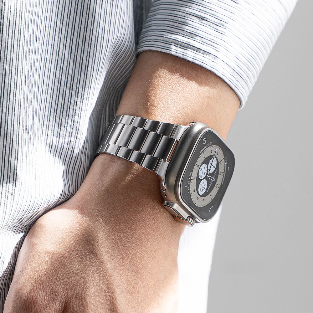 CREATOR: gd-jpeg v1.0 (using IJG JPEG v62), quality = 80 Ringke Metal One Air Bracelet for Apple Watch 8 / 9 / 10 / 11 / SE / Ultra (44 / 45 / 46 / 49 mm) - Silvereng