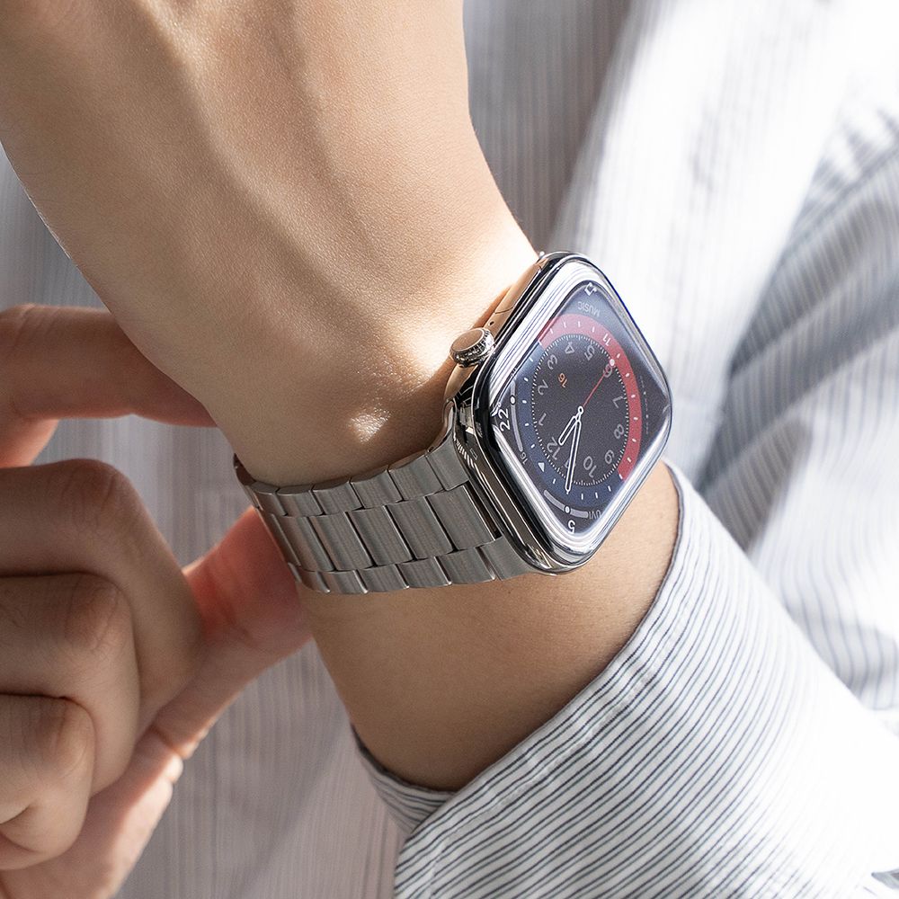 CREATOR: gd-jpeg v1.0 (using IJG JPEG v62), quality = 80 Ringke Metal One Air Bracelet for Apple Watch 8 / 9 / 10 / 11 / SE / Ultra (44 / 45 / 46 / 49 mm) - Silvereng