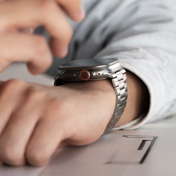 CREATOR: gd-jpeg v1.0 (using IJG JPEG v62), quality = 80 Ringke Metal One Air Bracelet for Apple Watch 8 / 9 / 10 / 11 / SE / Ultra (44 / 45 / 46 / 49 mm) - Silvereng